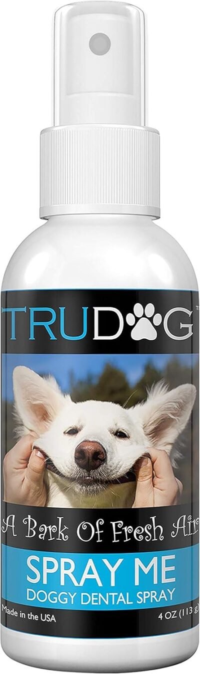Dog Breath Freshener - Spray Me Doggy Dental Spray 4Oz - All Natural