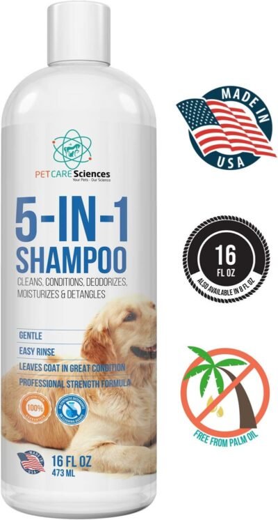 PET CARE Sciences Dog Shampoo Naturally Derived Dog and Puppy Shampoo