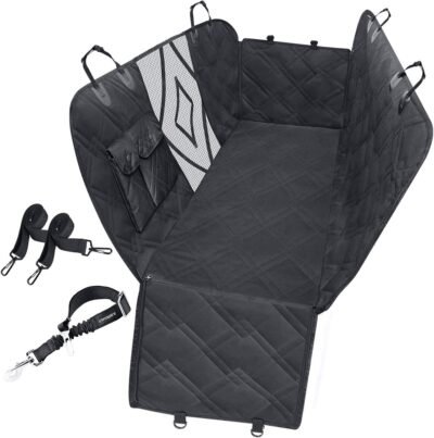 URPOWER Upgraded Dog Seat Covers with Mesh Visual Window 100