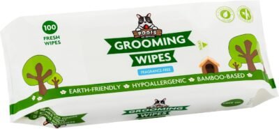 Pogi's Grooming Wipes - Hypoallergenic Pet Wipes for Dogs & Cats -
