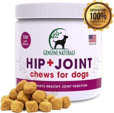 Genuine Naturals Glucosamine Chondroitin MSM Organic Turmeric Soft