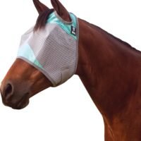 Cashel Crusader Patterned Fly Mask Horse Mint