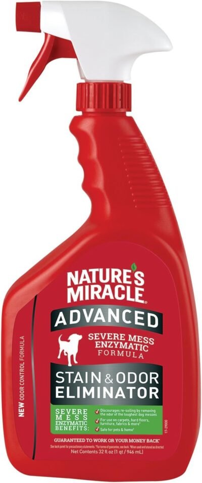 Natures Miracle Advanced Stain and Odor Eliminator Dog for Severe Dog