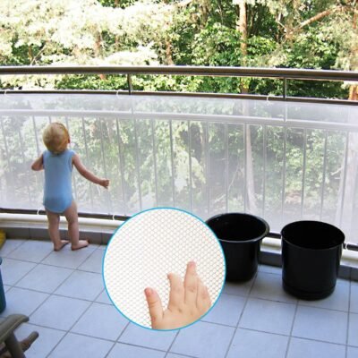 Adsoner Child Safety Net - 10ft L x 25ft H Balcony Patios and Railing