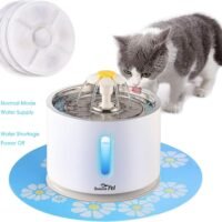 Beacon Pet Cat Water Fountain Stainless Steel LED 81oz24L Automatic