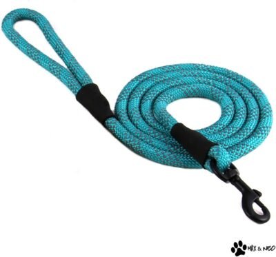 Max and Neo Rope Leash Reflective 6 Foot - We Donate a Leash to a Dog