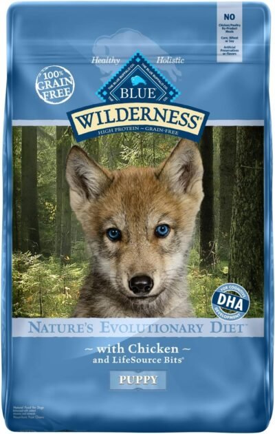Blue Buffalo Wilderness High Protein Grain Free Natural Puppy Dry Dog