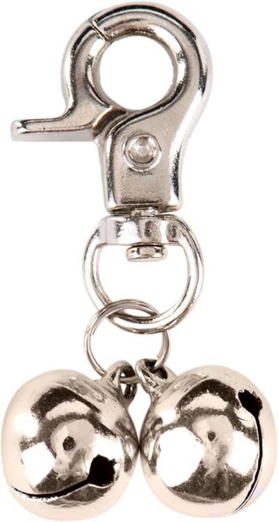 EXPAWLORER 2 Sets Bell Training Charm Pendants Jewelry for Pet Dog