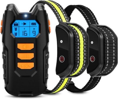 Flittor Dog Training Collar Shock Collar for Dogs with Remote 2