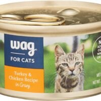Amazon Brand - Wag Wet Cat Food 3 oz Pack of 24