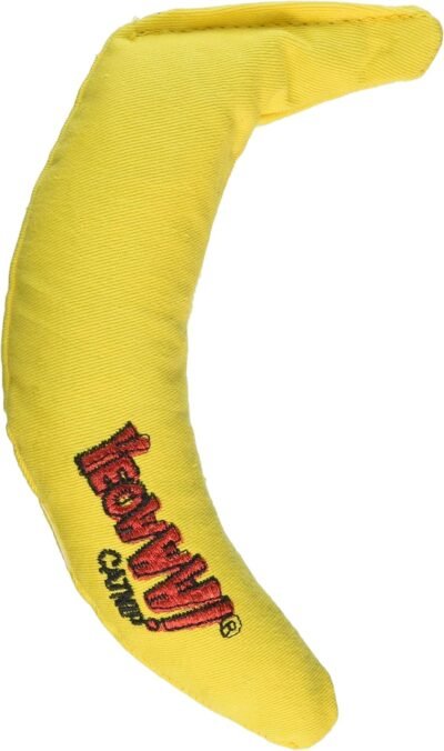 Yeowww Yellow Banana Catnip Toy 2 Pack