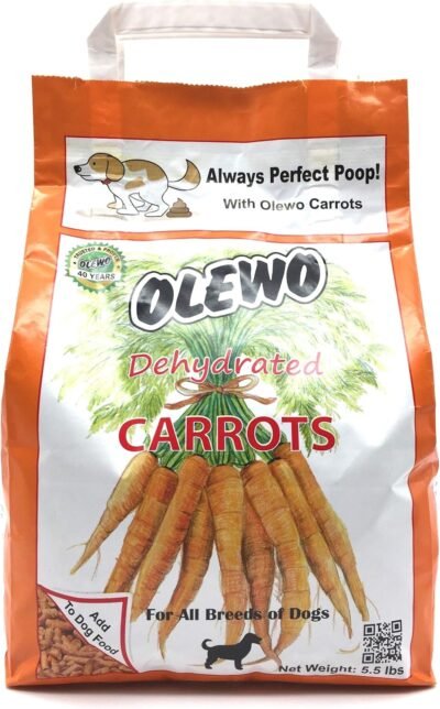 Olewo Dehydrated Carrots Dog Food Supplement