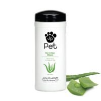 John Paul Pet Ear and Eye Pet Wipes for Dogs and Cats Infused with