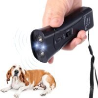 Handheld Dog Repellent & Trainer Bark Stopper with LED