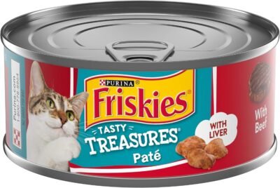 Purina Friskies Tasty Treasures Adult Wet Cat Food - 24 55 oz Cans
