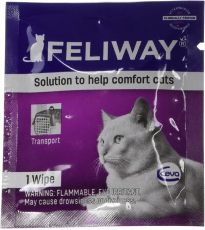 Feliway Animal Health C95660B 12 Count Feliway Wipes All SizesPurple