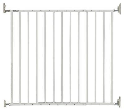Storkcraft Easy Walk-Thru Metal Safety Gate White 27 Inches Tall Easy