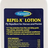 Farnam Repel-X Lotion Fly Repellent for Horses and Ponies 8 ounce