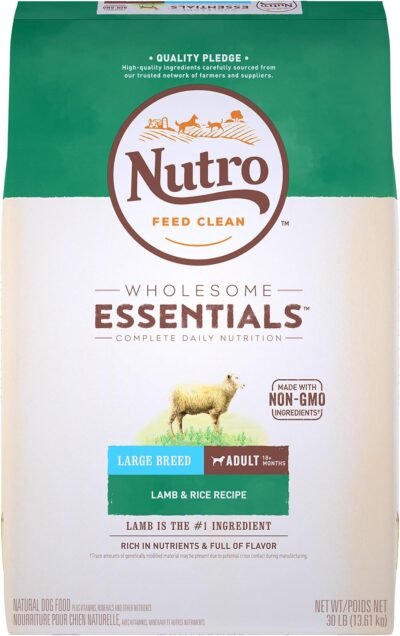 NUTRO WHOLESOME ESSENTIALS Large Breed Adult Lamb & Rice Dry Dog Food