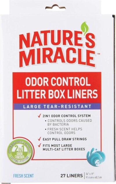 Nature's Miracle Odor Control Litter Box Liners