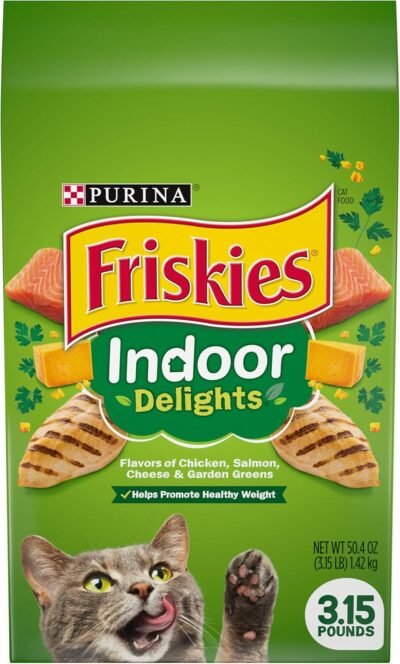 Purina Friskies Indoor Dry Cat Food Indoor Delights - 315 lb Bags