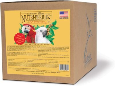 LAFEBER'S Classic Nutri-Berries Pet Bird Food Made with Non-GMO and