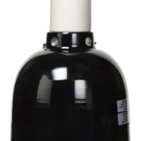 Zoo Med Mini Deep Dome Lamp Fixture with 55-Inch Dome Black