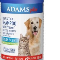 Adams Plus Flea & Tick Shampoo with Precor 24-Ounce Blue