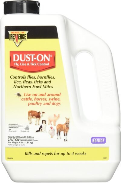 Bonide Products Fly Lice & Tick Control Dust-On 4 lb