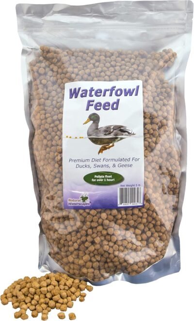 Natural Waterscapes Waterfowl Feed Floating Pellets for Duck Swan