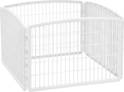 IRIS 24'' Exercise 4-Panel Pet Playpen Without Door
