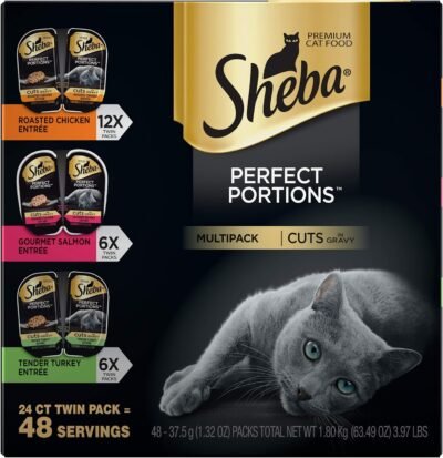Sheba Perfect Portions Cuts in Gravy Wet Cat Food Tray Variety Packs