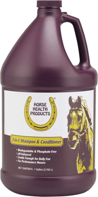 Horse Health 2-in-1 Shampoo and Conditioner pH balanced and gentle