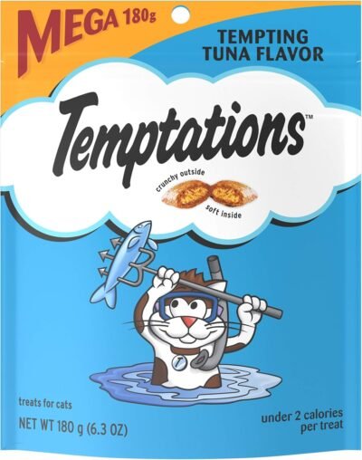 TEMPTATIONS Classic Crunchy and Soft Cat Treats 63 oz