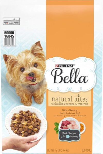Purina Bella Natural Bites for Small Dogs Adult Dry Dog Food - 12 lb