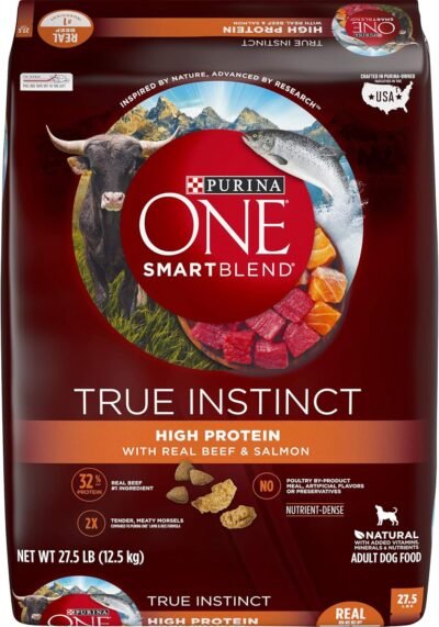 Purina ONE Natural High Protein Dry Dog Food SmartBlend True Instinct