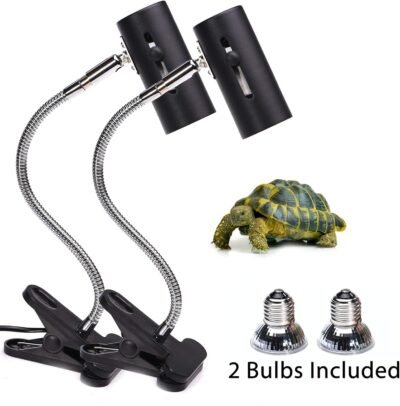 CalPalmy Reptile UVA UVB Lamp - Upgraded Lengthened Adjustable Stand