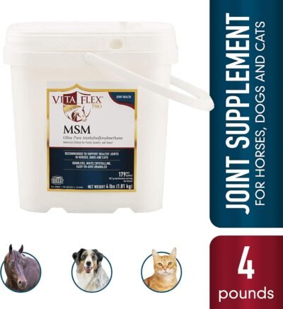 Vita Flex Pro MSM Joint Supplement Odorless For Horses Ponies Dogs