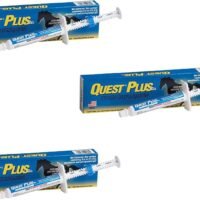 Pfizer Zoetis Animal Health Quest Plus Gel Equine Dewormer 3 Pack Blue