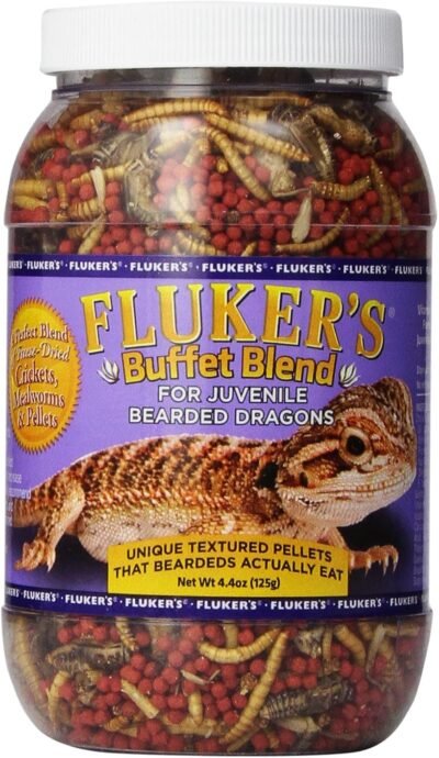 Fluker's 76051 Buffet Blend Juvenile Bearded Dragon Formula 44 oz