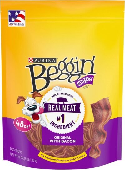 Purina Beggin' 17661 Strips Made in USA Facilities Dog Training Treats