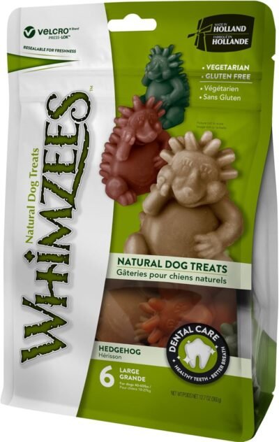 Whimzees Large Hedgehog Dog Treats