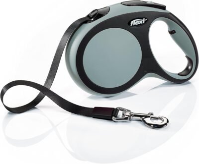 FLEXI Comfort Retractable Dog Leash in Grey 16'