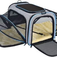 OMORC Pet Carrier Airline Approved Expandable Foldable Soft-Sided Dog