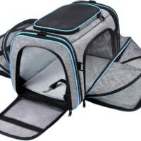 MASKEYON Airline Approved Pet Carrier Large Soft Sided Pet Travel TSA