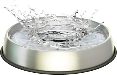 Dr Catsby Water Bowl Whisker Friendly Stainless Steel Non Skid