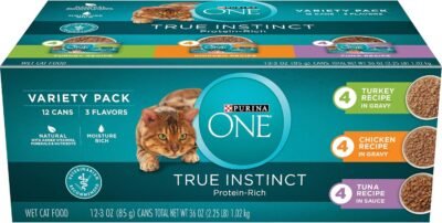Purina ONE True Instinct Recipes Wet Cat Food - 24 3 oz Cans