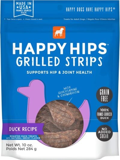 Happy Hips Grilled Strips Functional Dog Treats Supports Hip & Joint