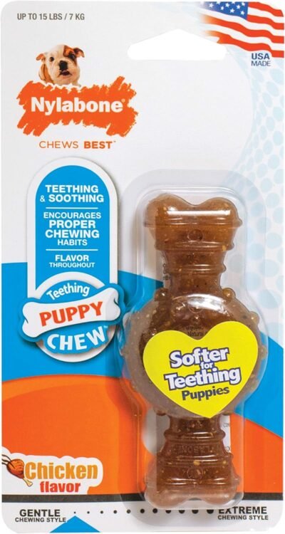 Nylabone Puppy Chew Ring Bone