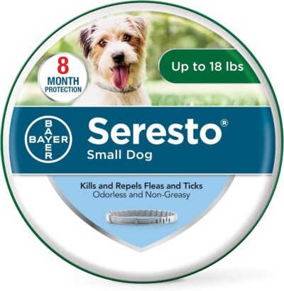 Seresto Flea and Tick Collar for Dogs 8-Month Tick and Flea Control